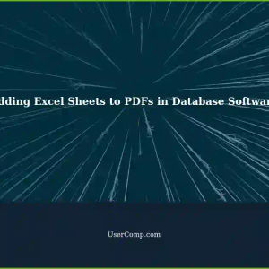 Getting Value from Multiple PDFs: Add Excel Sheets in Database Software