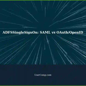 ADFSSingleSignOn: Configuring Identity Providers for SAML and OAuth/OpenID Apps