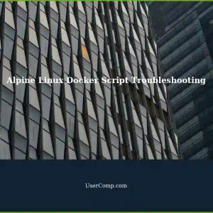 Troubleshooting Docker Script with Alpine Linux: SCANDISK_MOUNT and CAN_MOUNT Issues