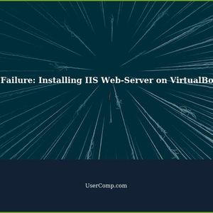 Troubleshooting Ansible Installation Failure: Installing IIS Web-Server on VirtualBox Windows Machine