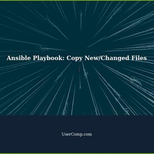 Ansible Playbook: Copy Only Changed or New Files