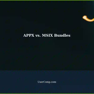 APPX vs. MSIX/MSIXBundle: Understanding the Differences