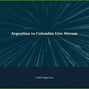 Argentina vs Colombia LIVE: Free Streaming, Team Lineups, and Preview