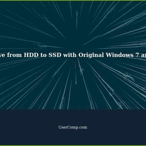 ASUS Laptop Move from HDD to SSD with Original Windows 7 and OEM Partition