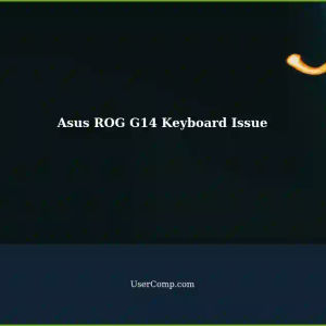 Weird Asus ROG Zephyrus G14 Keyboard Failure Mode: A Long Shot