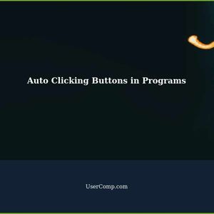 Is there a way to auto click a button in a program?