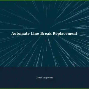 Automate Line Break Replacement Every Nth Occurrence in Text Files