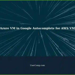 Azure VM Appears in Google Autocomplete for AWS VM: Ownership and Hosting Differences