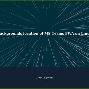 Backgrounds location of MS Teams PWA on Linux