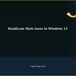 Preventing Bandicam from Getting Muted: A Solution for Windows 11 Users