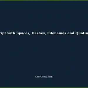 Troubleshooting Bash Script with Suspected Issues of Spaces, Dashes, Filenames and Quoting