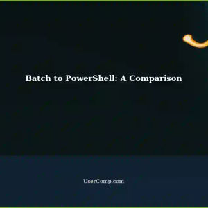 Equivalent Batch PowerShell: Replacing Batch Script with PowerShell