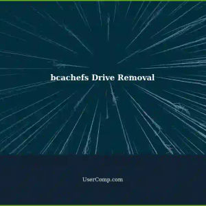 Experimenting with bcachefs: Removing a Drive with Online Filesystem