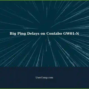 Big Ping Delays Affecting Specific Webpages: GW01-N.contabo Issue