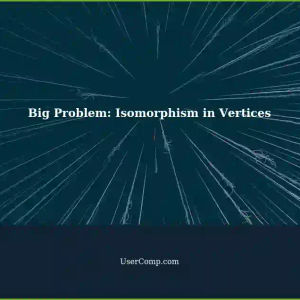 Big Problem: Isomorphism in Real-Life Vertices?