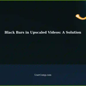 Resolving Black Bars Issue in Upscaled 720x576 Videos (SAR 16:15 DAR 4:3)