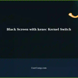 Black Screen Using kexec Kernel Transition in Yocto Project