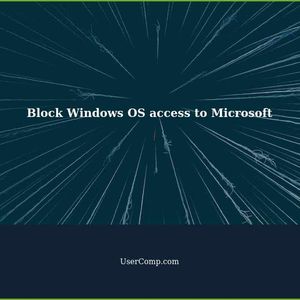 How to block all Windows OS access to Microsoft