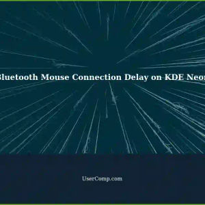 Bluetooth Mouse Connection Takes 20+ Seconds to Resolve on KDE Neon (Ubuntu)