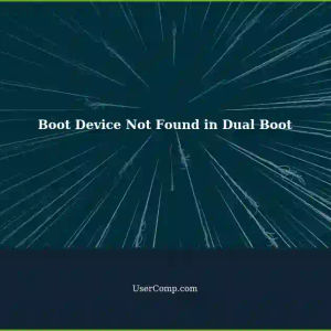 Resolving Boot Device Not Found Issue After Deleting Windows Partition with Gparted