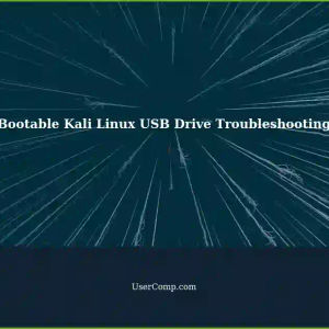 Creating a Bootable Kali Linux USB Drive: Troubleshooting Startup Disk Errors
