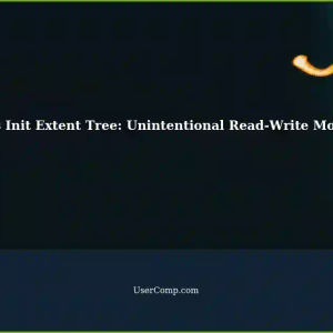 Speedy Btrfs Check: Init Extent Tree After Unintended Read-Write Mounts