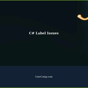 C# Not Displaying Correct Information on Label