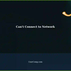 Can't Connect to Network: Persistent Issue with Notebook Model