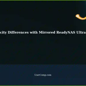 Understanding Capacity Differences with Two ReadyNAS Ultra NAS Units in Mirrored Configuration