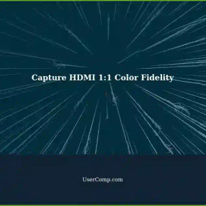 Capture HDMI 1:1: Color Fidelity Question - No Streaming, Internet Not Involved