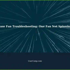 Case Fan Not Spinning: Troubleshooting a Single Fan on a Multi-Fan System