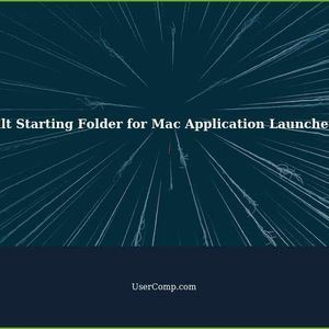 How to Change the Default Starting Folder for a Specific Application Launched from Finder on Mac