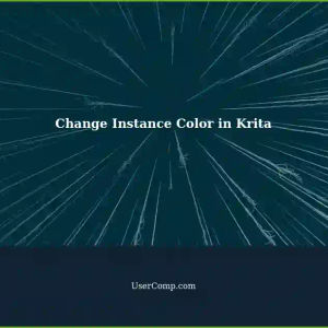 How to Change Instance-Specific Color to Another Specific Color in Krita