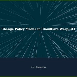 Change Cloudflare Warp-CLI Policy Modes from Exclude to Include
