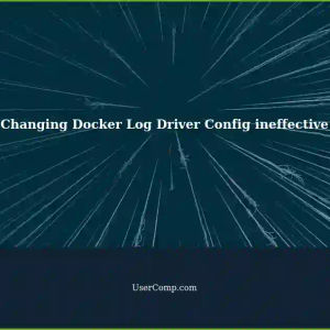 No Effect of Changing /etc/docker/daemon.json for Docker Log Driver