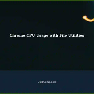 Troubleshooting Chrome: File Utilities Consuming High CPU while Compressing Folders