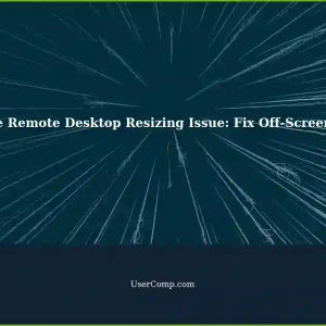 Preventing Easily Fixable Off-Screen Items When Connecting via Chrome Remote Desktop (Resizing Screen Issue)