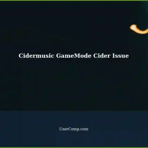 Cidermusic: GameMode Cider Issue in Version 2.3.1 - Tech Support