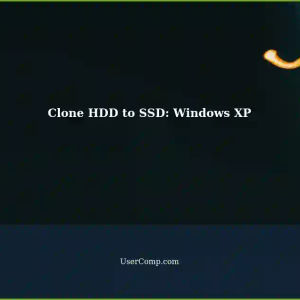 Clone HDD: Windows XP to SSD Solution