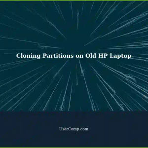 Linux: Cloning Partitions on an Old HP Laptop for IDE HDD Upgrade