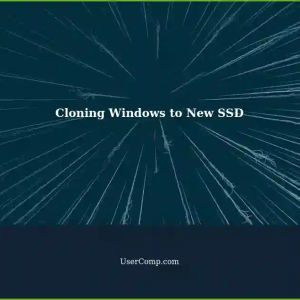 Cloning Windows Installation to a Larger SSD with Adjusted Partition Layout