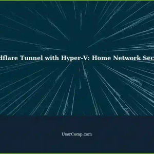 Secure Home Network using Cloudflare Tunnel with Hyper-V