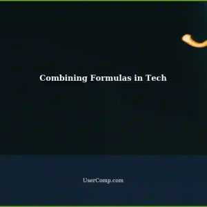 Combining Two Formulas Together: One Formula for Your Tech Needs