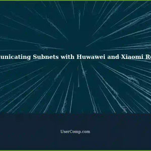 Communicating Two Subnets: ISP Modem Router (Huwawei EG8145V5) and Xiaomi AX3000