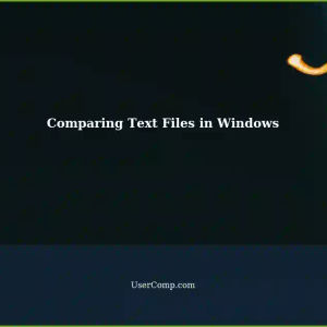 Comparing Text Files in Windows 11: A Step-by-Step Guide