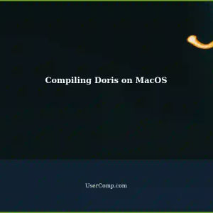 Compiling Apache Doris on MacOS 13.3.1: A Step-by-Step Guide