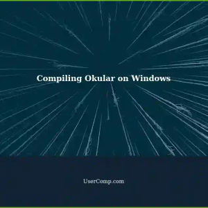 Compiling Okular on Windows using MSYS2-mingw64: A Solution to Pre-compiled Version Issues