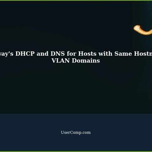 How to Configure a Gateway's DHCP and DNS to Resolve Hosts with the Same Hostname but Different VLAN Domains