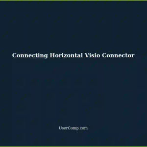 Connecting Perfectly: Horizontal Connector Anywhere in Visio