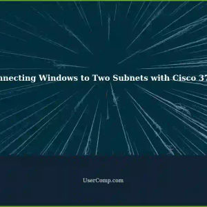 Connecting Windows Machines to Two Subnets with Cisco Catalyst 3750 Switch (Version 12.2(44)SE4I)